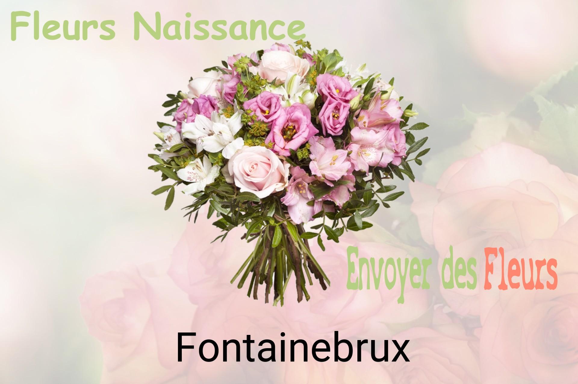 Bouquet de fleurs de naissance livré à Fontainebrux