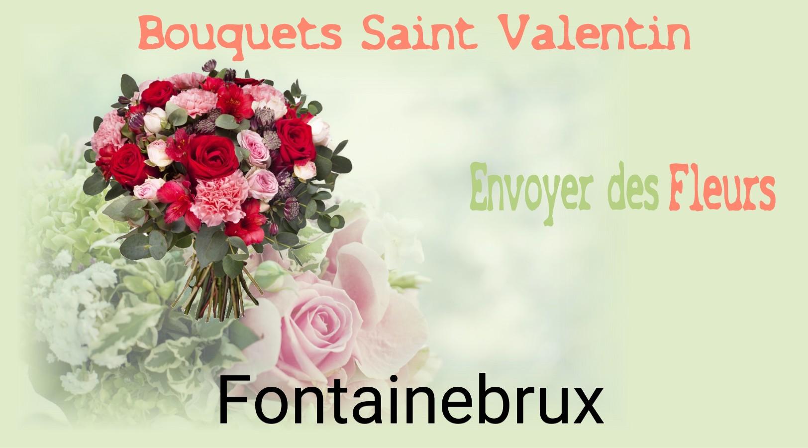 Roses de Saint-Valentin livrées à Fontainebrux